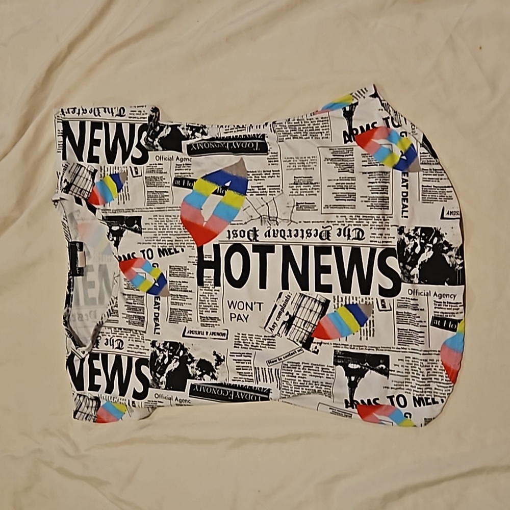 News print top